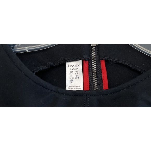 SPANX 20381R Women's Sz S Classic Black The Perfect Fit & Flare Dress - Picture 10 of 13